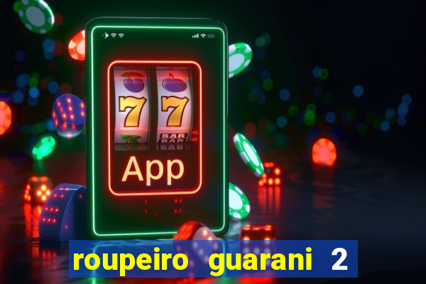 roupeiro guarani 2 portas de correr com espelho
